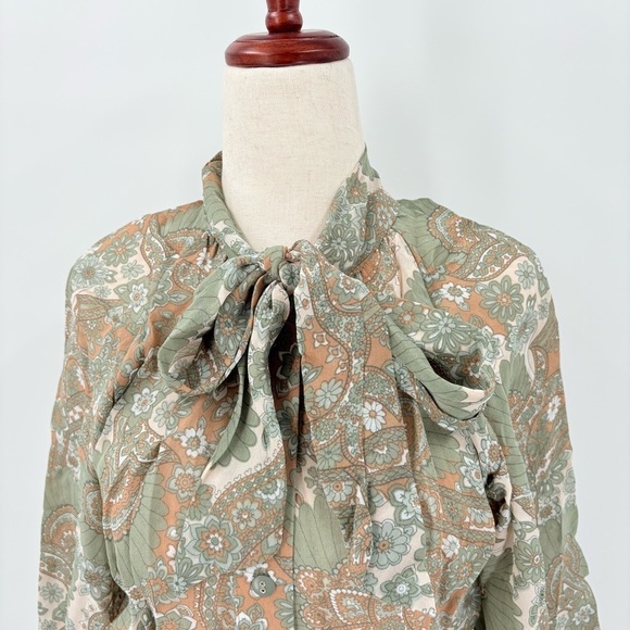 Buru Pink Label Paisley Floral Maxi Dress Extra Small - Picture 13 of 14